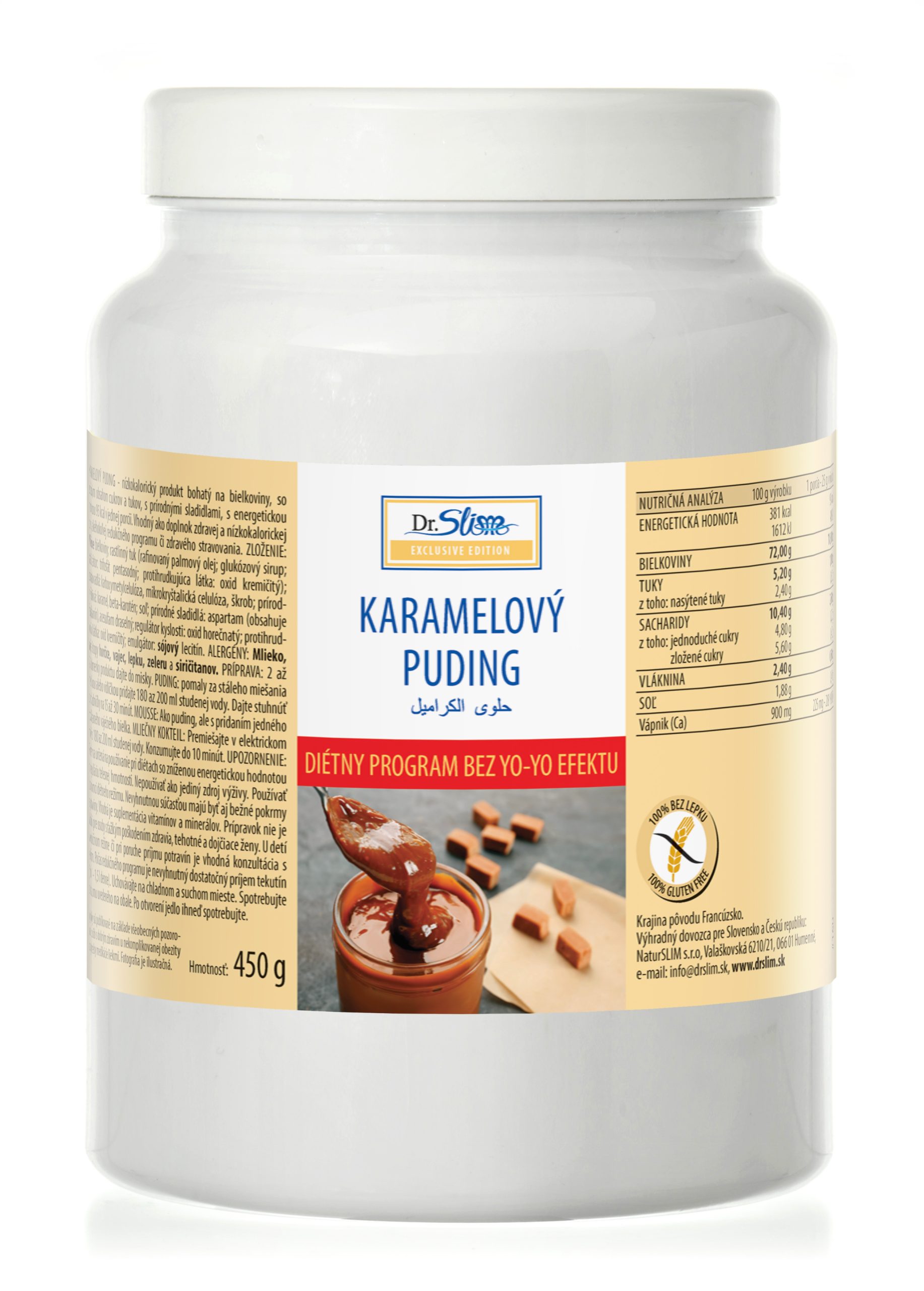 1 KARAMELOVÝ PUDING XXL 450 G