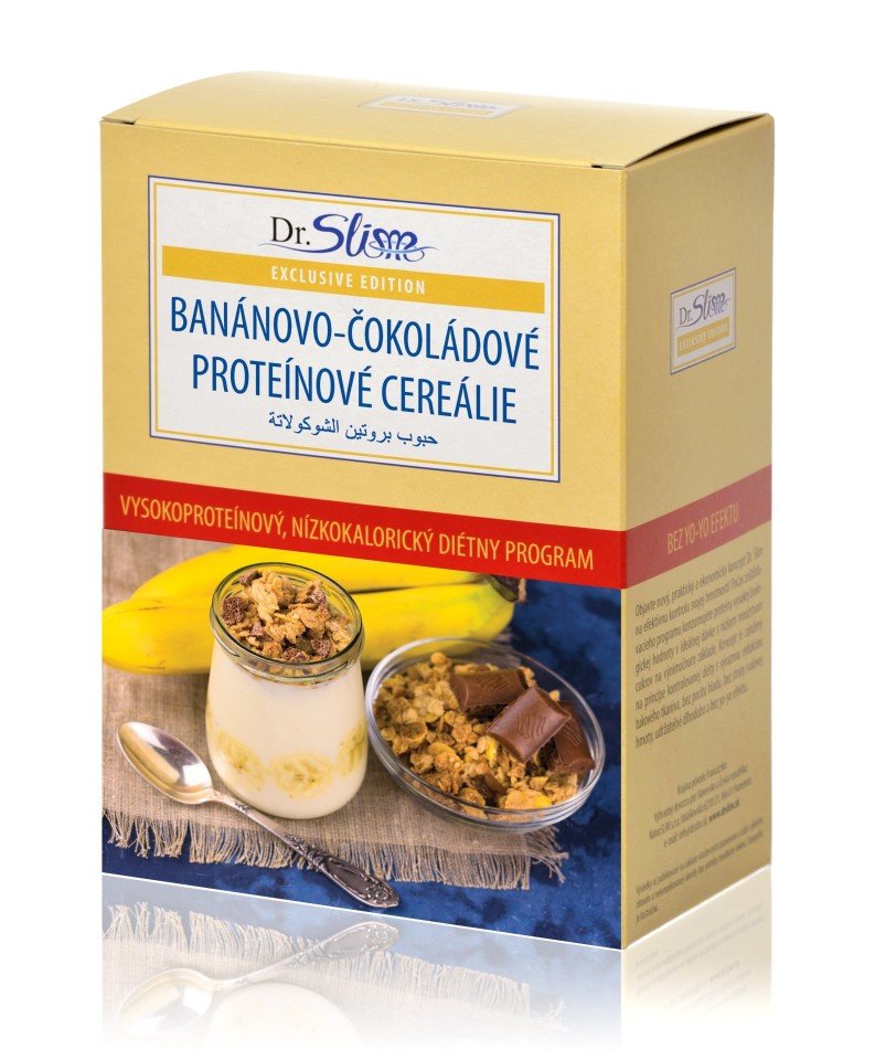 1 BANÁNOVO - ČOKOLÁDOVÉ PROTEÍNOVÉ CEREÁLIE